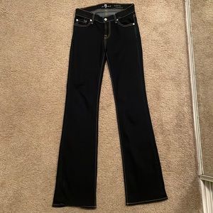 Seven 7 for All Mankind, size 26, skinny bootcut jeans